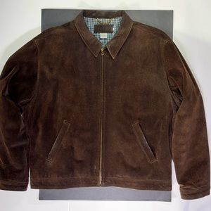 J.Crew Thick Suede Leather Motorcycle Jacket  XL